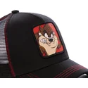 capslab-tasmanian-devil-taz1-looney-tunes-black-trucker-hat