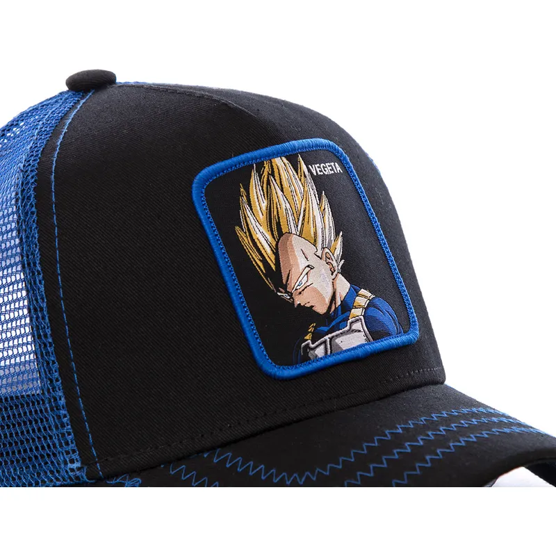 schwarze-und-blaue-trucker-cap-vegeta-super-saiyan-ve3-dragon-ball-von-capslab
