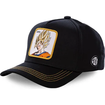 Καπέλο με κυρτό γείσο μαύρο snapback Son Goku Super Saiyan GO2 Dragon Ball της Capslab