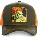 grune-und-orangefarbene-blanka-bla-street-fighter-trucker-kappe-von-capslab