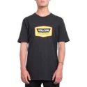 volcom-black-mit-gelbem-logo-cresticle-t-shirt-schwarz