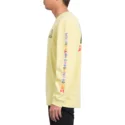 t-shirt-a-manche-longue-jaune-ozzy-rainbow-lime-volcom