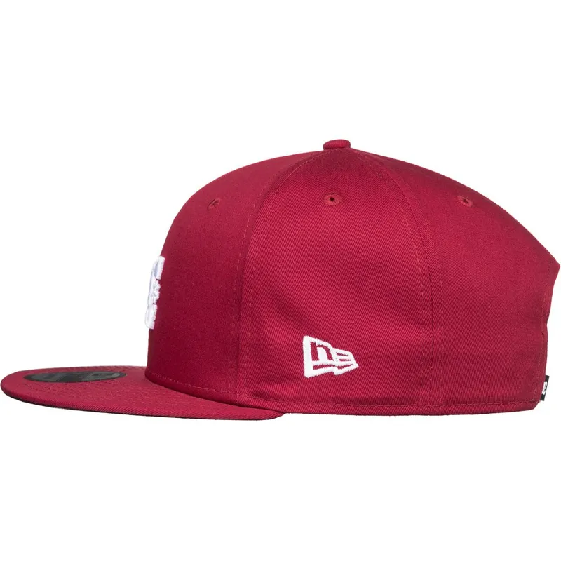 mutzen-flach-rot-snapback-von-dc-shoes