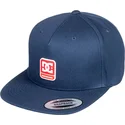 mutzen-flach-marineblau-snapback-von-dc-shoes