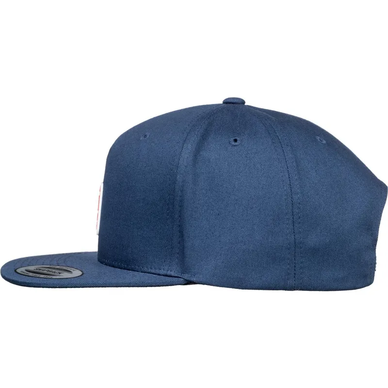 mutzen-flach-marineblau-snapback-von-dc-shoes