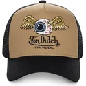 von-dutch-mou-brown-and-black-trucker-hat