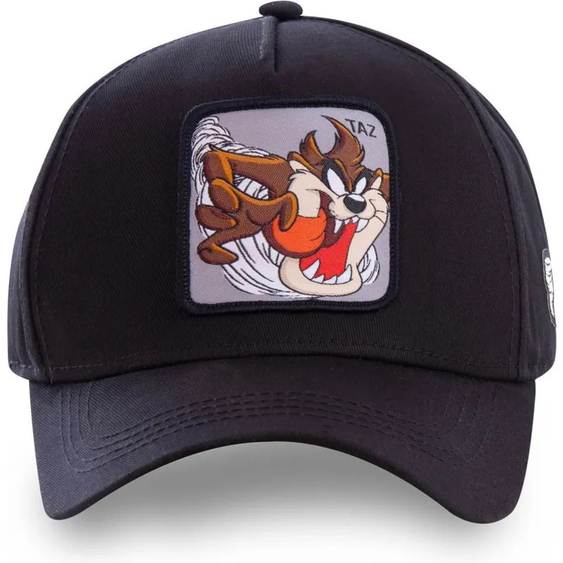 mutzen-gebogen-schwarz-snapback-diablo-tasmanischer-teufel-looney-tunes-von-capslab mutzen-gebogen-schwarz-snapback-diablo-tasmanischer-teufel-looney-tunes-von-capslab