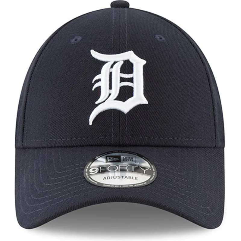 mutzen-gebogen-marineblau-verstellbares-band-9forty-the-league-der-detroit-tigers-mlb-von-new-era