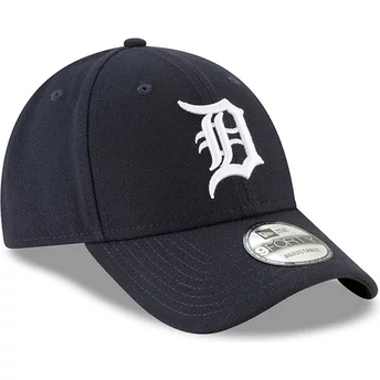 New Era Curved Brim 9FORTY The League Detroit Tigers MLB Adjustable Cap marineblau