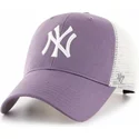 casquette-trucker-violette-mvp-flagship-new-york-yankees-mlb-47-brand