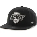 schwarze-snapback-cap-captain-no-shot-der-los-angeles-kings-nhl-von-47-brand