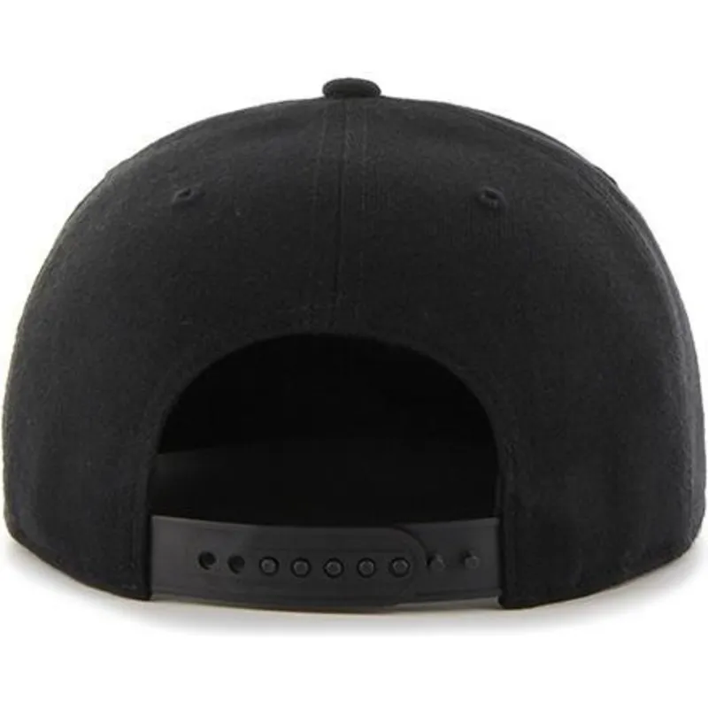 mutzen-flach-schwarz-snapback-captain-no-shot-der-los-angeles-kings-nhl-von-47-brand