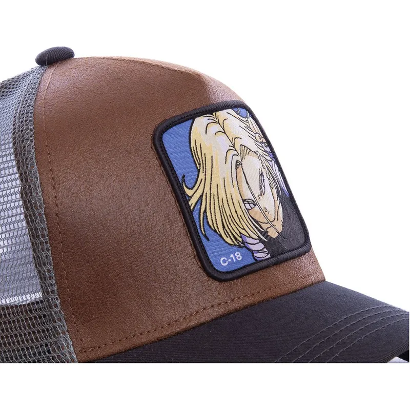 mutzen-gebogen-braun-snapback-c-18-dragon-ball-von-capslab