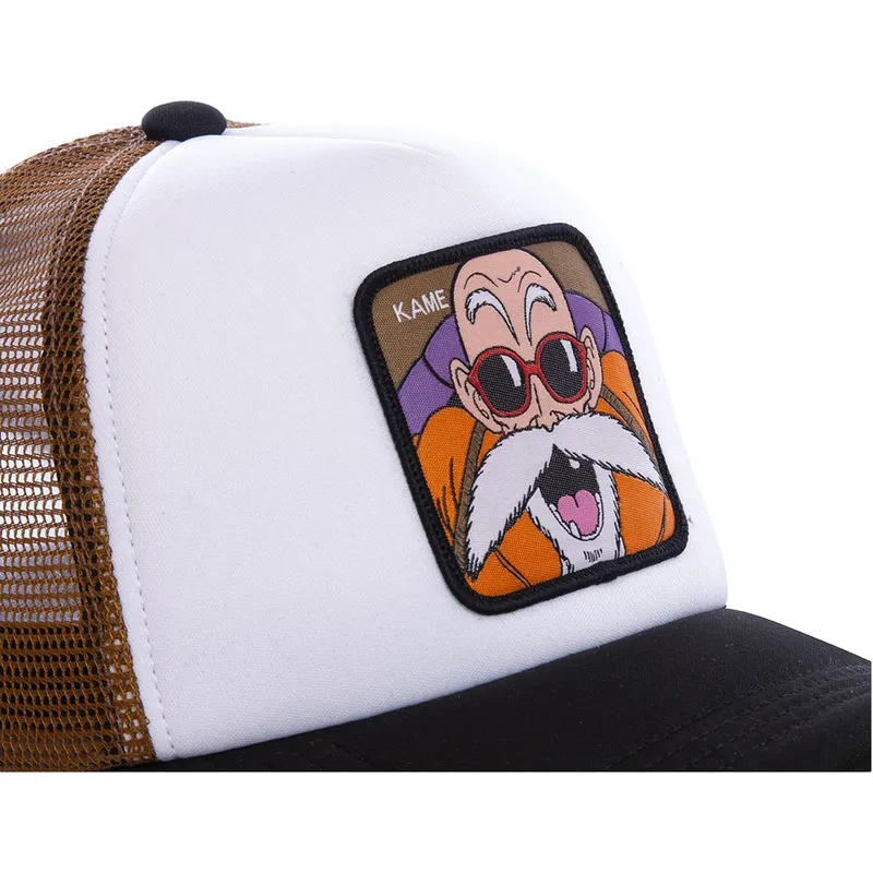 mutzen-gebogen-weiss-snapback-master-roshi-dragon-ball-von-capslab