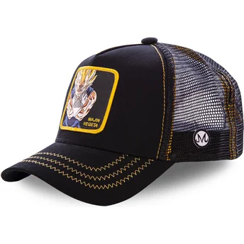 Capslab Majin Vegeta MV2 Dragon Ball Black Trucker Hat