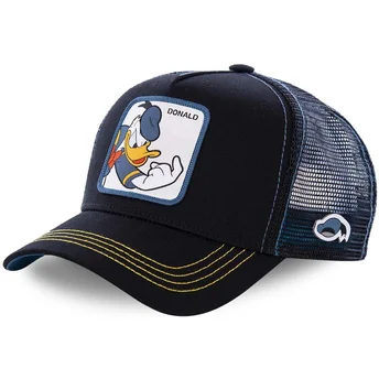 mutzen-gebogen-schwarz-snapback-donald-duck-disney-von-capslab
