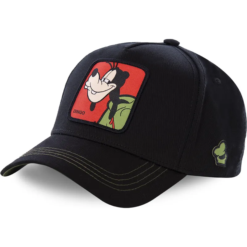 mutzen-gebogen-schwarz-snapback-goofy-disney-von-capslab mutzen-gebogen-schwarz-snapback-goofy-disney-von-capslab