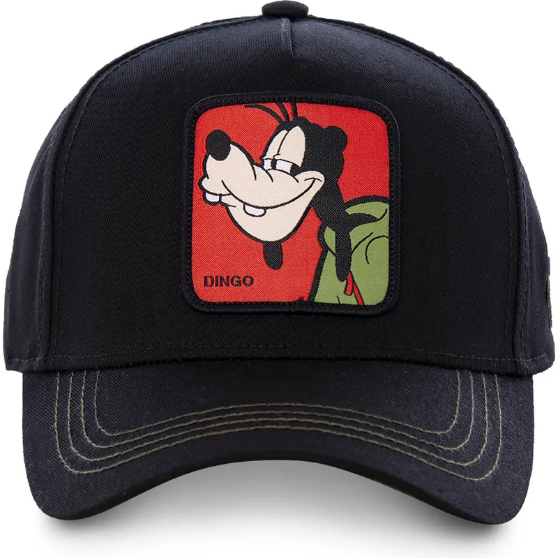mutzen-gebogen-schwarz-snapback-goofy-disney-von-capslab mutzen-gebogen-schwarz-snapback-goofy-disney-von-capslab