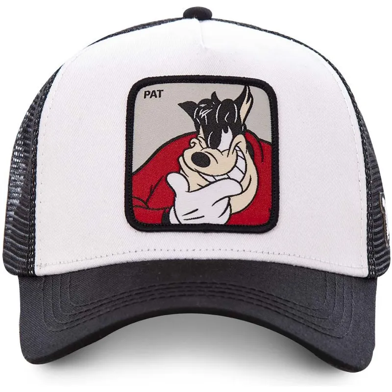 mutzen-gebogen-weiss-snapback-pete-pata-palo-disney-von-capslab mutzen-gebogen-weiss-snapback-pete-pata-palo-disney-von-capslab
