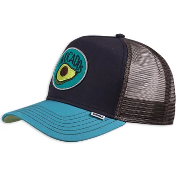 Gorra trucker azul marino Food Avocado de Djinns