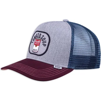 Cappellino trucker grigio Food Tomato Soup di Djinns