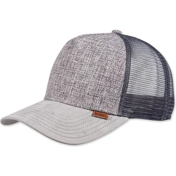 Gorra trucker gris Suelin de Djinns