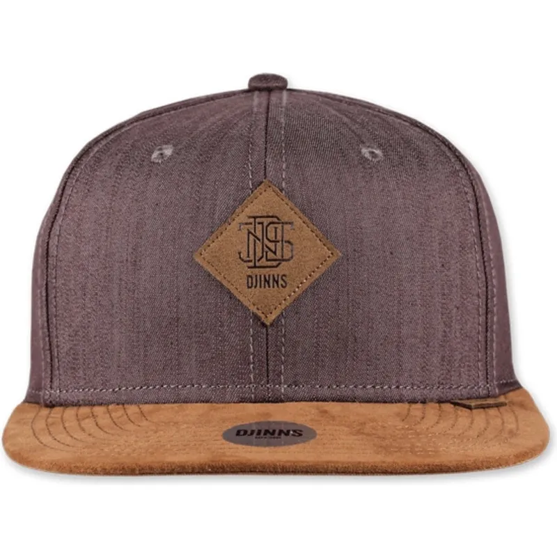 mutzen-flach-braun-snapback-von-djinns