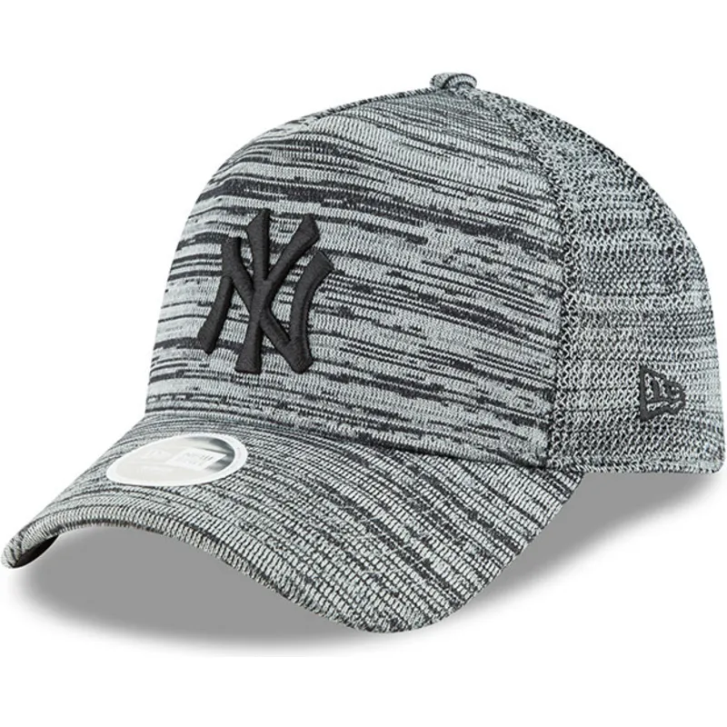 mutzen-gebogen-grau-snapback-ajustable-negro-9forty-engineered-fit-der-new-york-yankees-mlb-von-new-era