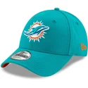 new-era-curved-brim-9forty-the-league-miami-dolphins-nfl-blue-adjustable-cap