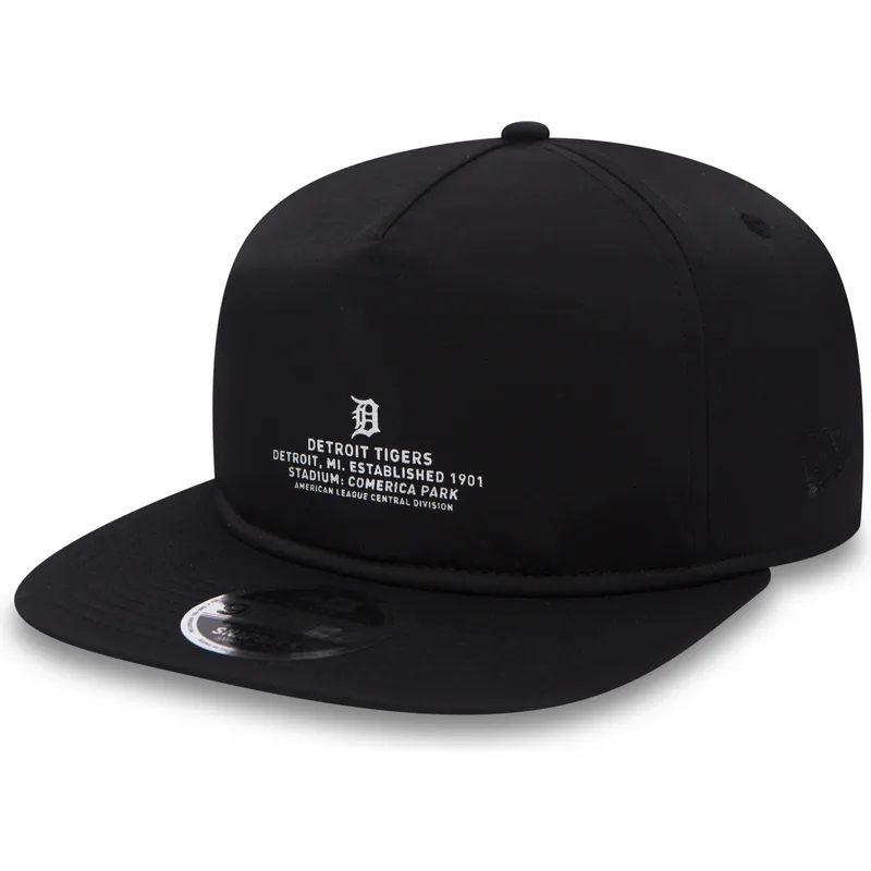 schwarze-snapback-kappe-9fifty-monochrome-script-detroit-tigers-mlb-von-new-era