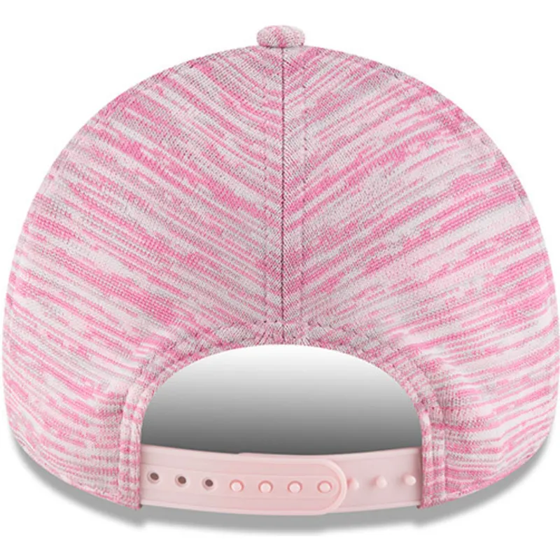 mutzen-gebogen-rosa-snapback-ajustable-9forty-a-frame-engineered-fit-der-new-york-yankees-mlb-von-new-era