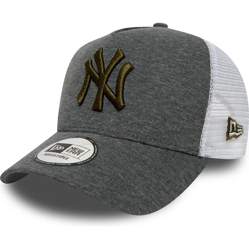 mutzen-gebogen-grau-snapback-marron-9forty-essential-jersey-der-new-york-yankees-mlb-von-new-era