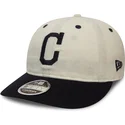 cleveland-indians-mlb-new-era-9fifty-low-profile-flannel-weisse-snapback-flat-cap