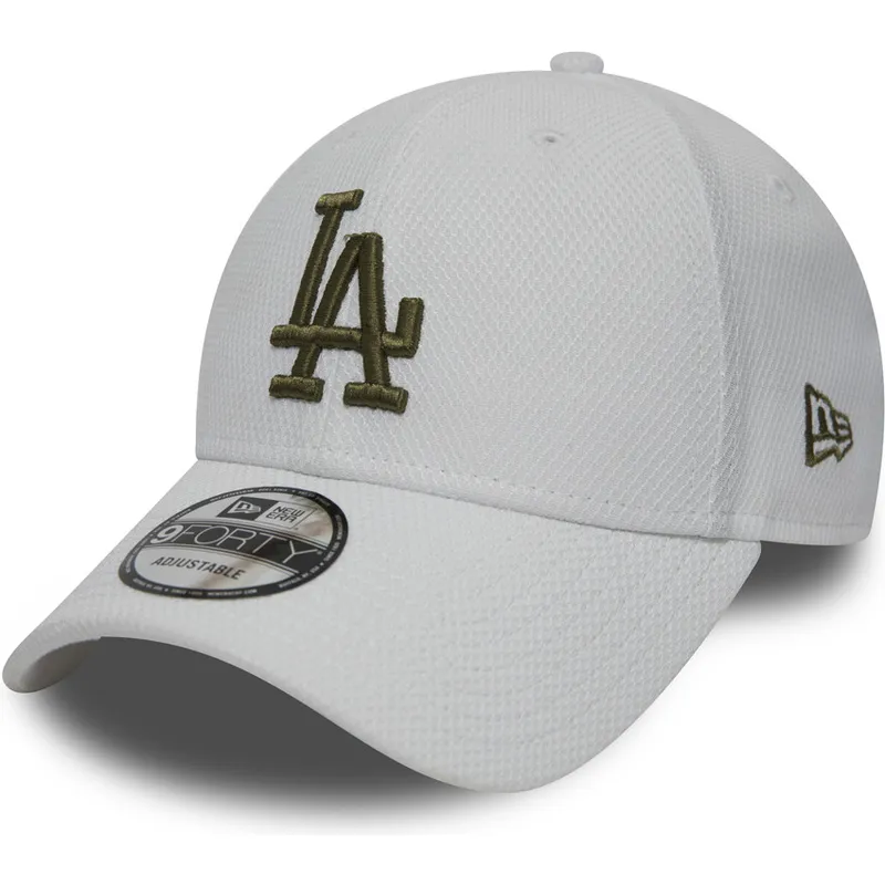 mutzen-gebogen-weiss-verstellbares-band-9forty-diamond-era-der-los-angeles-dodgers-mlb-von-new-era
