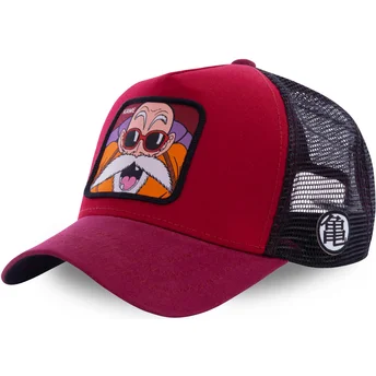 mutzen-gebogen-rot-snapback-master-roshi-dragon-ball-von-capslab