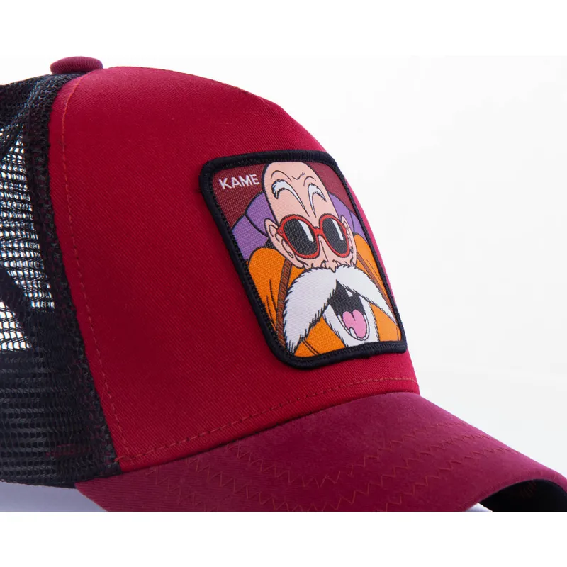 mutzen-gebogen-rot-snapback-master-roshi-dragon-ball-von-capslab