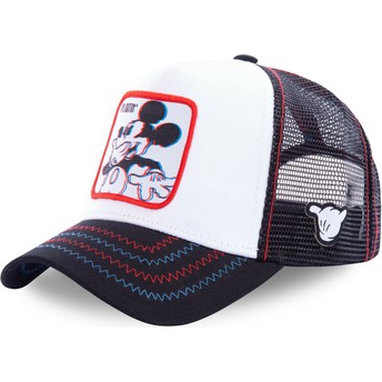 Casquette trucker blanche Mickey Mouse Floatin FLO Disney Capslab