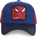 capslab-spider-man-spi1-marvel-comics-trucker-cap-blau-und-rot