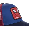 casquette-trucker-bleue-et-rouge-spider-man-spi1-marvel-comics-capslab