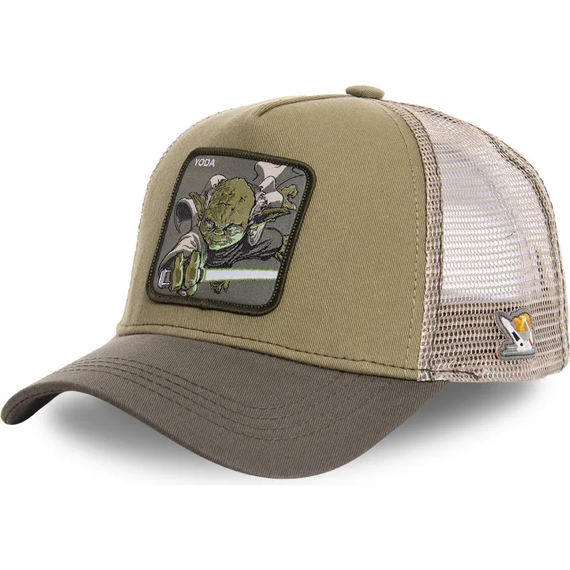 mutzen-gebogen-grun-snapback-yoda-star-wars-von-capslab mutzen-gebogen-grun-snapback-yoda-star-wars-von-capslab