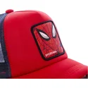rote-und-blaue-spider-man-spi4m-marvel-comics-trucker-kappe-von-capslab