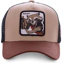 braune-trucker-kappe-rocket-raccoon-roc1-marvel-comics-von-capslab