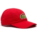 lacoste-curved-brim-big-croc-gabardine-adjustable-cap-rot