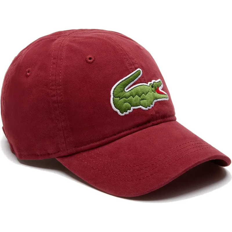 mutzen-gebogen-rot-verstellbares-band-von-lacoste