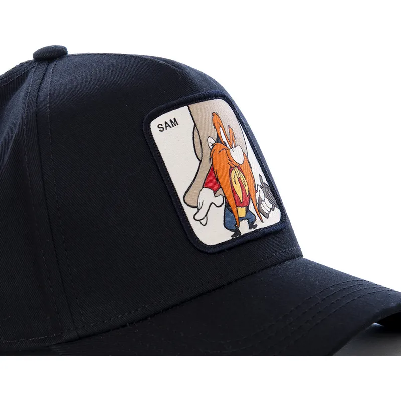 mutzen-gebogen-schwarz-snapback-sam-bigotes-looney-tunes-von-capslab