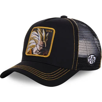 Gorra trucker negra Son Goku Super Saiyan 3 SAN3 Dragon Ball de Capslab