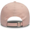 casquette-courbee-rose-ajustable-9forty-league-essential-los-angeles-dodgers-mlb-new-era
