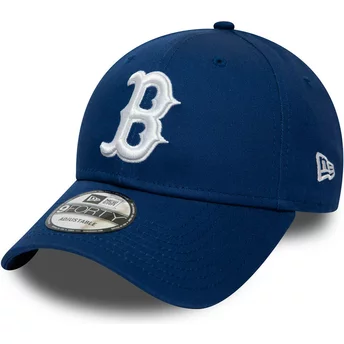 new-era-curved-brim-9forty-league-essential-boston-red-sox-mlb-adjustable-cap-blau