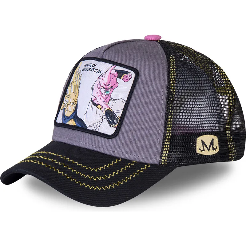 mutzen-gebogen-grau-snapback-vegeta-vs-kid-buu-dragon-ball-von-capslab mutzen-gebogen-grau-snapback-vegeta-vs-kid-buu-dragon-ball-von-capslab