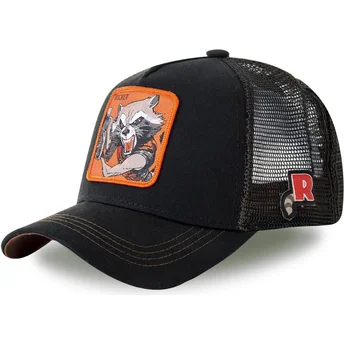 mutzen-gebogen-schwarz-snapback-rocket-raccoon-marvel-comics-von-capslab